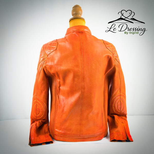 Blouson en Cuir Racing