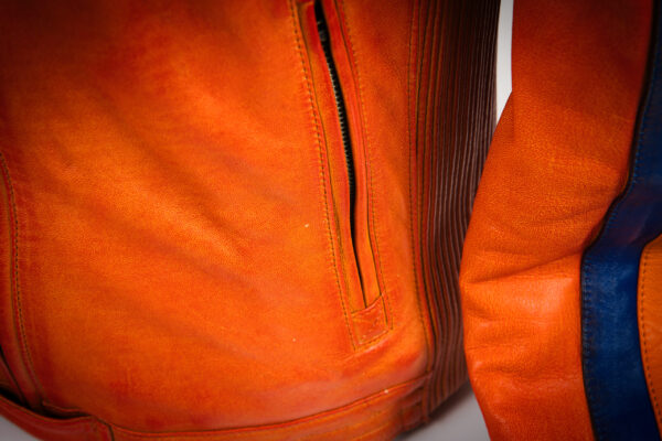 Blouson en Cuir Racing