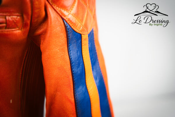 Blouson en Cuir Racing