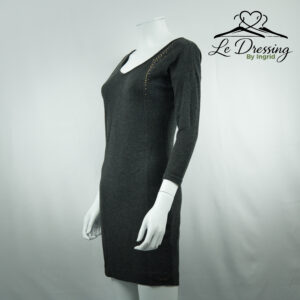 Robe grise IKKS Taille 34