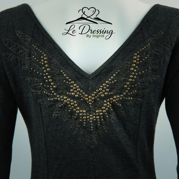 Robe grise IKKS Taille 34