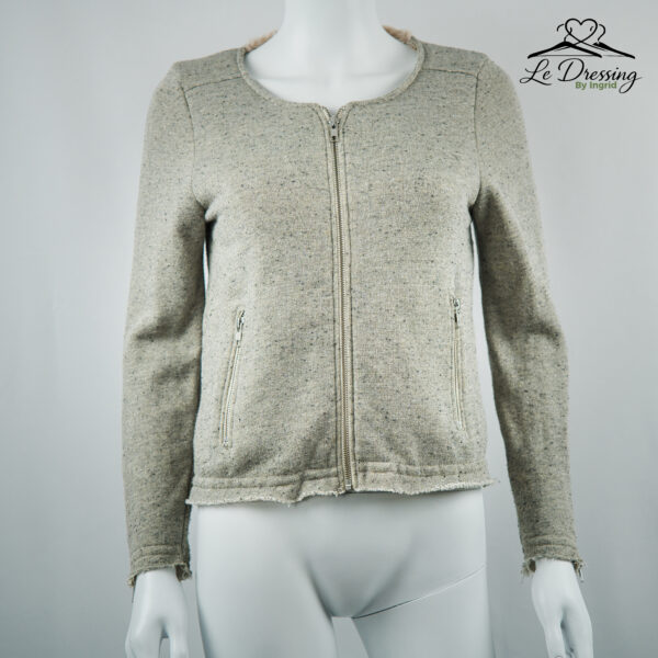 Veste Hartford Gris irisé intérieur "moumoute"