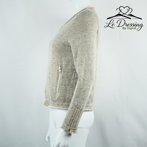 Veste Hartford Gris irisé intérieur "moumoute"