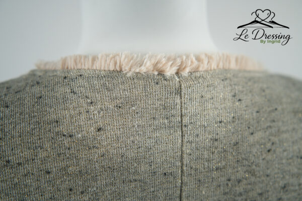 Veste Hartford Gris irisé intérieur "moumoute"