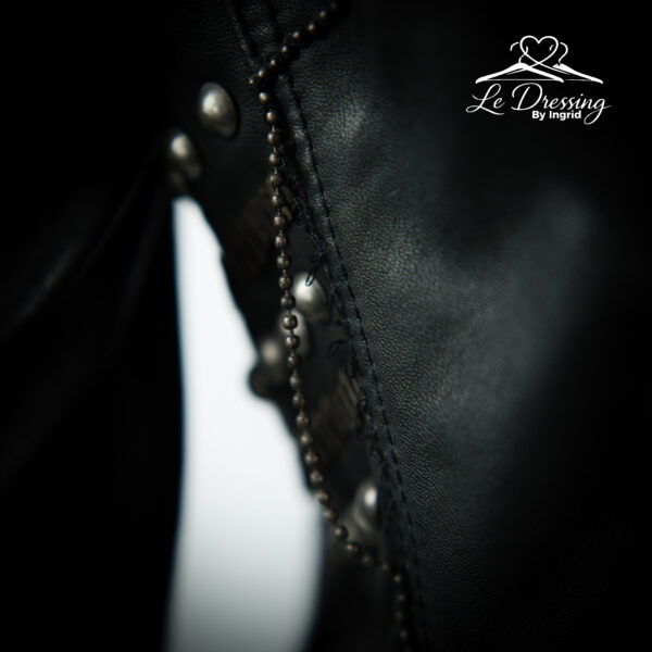 Blouson IKKS Cuir noir Taille 36