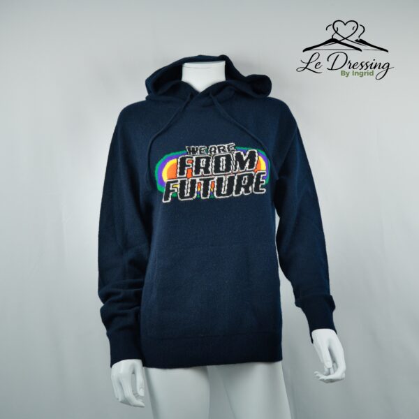 Hoodie From Future Bleu Marine Taille XS
