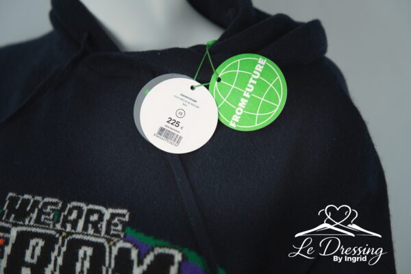 Hoodie From Future Bleu Marine Taille XS